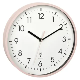 TFA Analoge Funk-Wanduhr 24,5 cm 60.3550.16 rosa