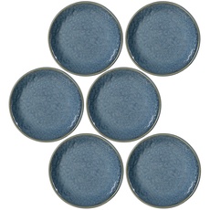 Bild Matera Keramikteller 16,3 cm blau 6er Set