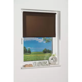 K-HOME Klemmfix-Minirollo, Schoko Tageslicht 50 x 150 (B x L)