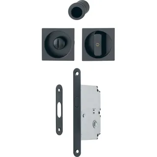 HOPPE Schiebetürmuschel-Set 4921-WC - schwarz matt