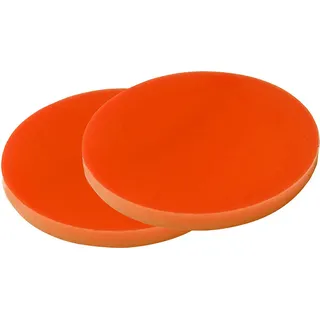 Set mit 30 Kunststoffscheiben (3x30 mm, Acryl, PMMA, orange)