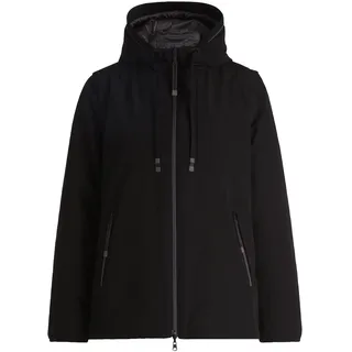 Wendejacke BETTY BARCLAY "Wendejacke mit Kapuze", Damen, Gr. 36, schwarz, Obermaterial: 88% Polyester PES. 12% Elasthan EL., Jacken Wendejacke