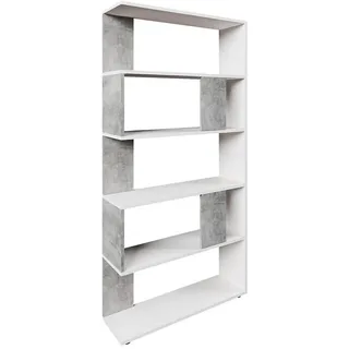 Vicco Raumteiler 80 x 23,6 x 162,6 cm Grau/Weiß