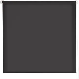 Estoralis | Gove | Modernes Design-Rollo ohne Werkzeug | Lichtdurchlässig Stoff | Anthrazit | 45 x 180 cm (Breite/Höhe) Stoffgröße 42 x 180 cm | Rollos für Fenster und Türen