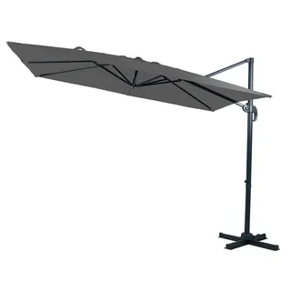 Gardissimo CANNES Alu Ampelschirm 300x200cm Pendelschirm UV50+ anthrazit