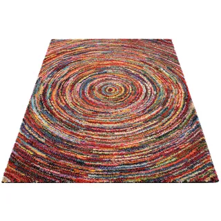 OCI DIE TEPPICHMARKE Sixteen Round Hochflorteppich 65 x 130 cm Bunt