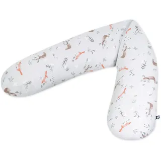 Julius Zöllner Classic Stillkissen ca. 190 cm | Füllung 42 Liter EPS-Mikroperlen | Made in Germany | Bezug aus 100% Baumwolle | OEKO-TEX® STANDARD 100 | Woodlife