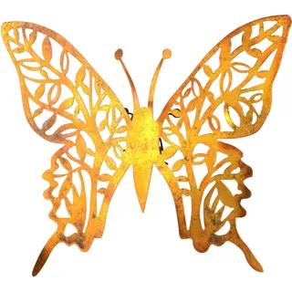 Pajoma Wanddekoobjekt »Wanddekoration« Großer Schmetterling in gold, goldfarben