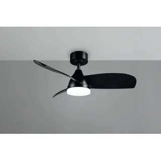 Trio Deckenventilator 32,5-40,0 cm Schwarz