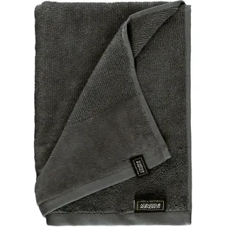 Schöner Wohnen Saunatuch , Anthrazit , Textil , Uni , 80x180 cm , Oeko-Tex® Made IN Green , saugfähig, angenehm weich, hochwertige Qualität, schnelltrocknend, Bordüre, schadstoffgeprüft , Heimtextilien, Badtextilien, Saunatücher