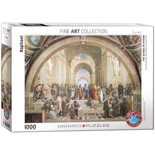 Eurographics 6000-4141 - Die Schule von Athen von Raffael , Puzzle, 1.000 Teile