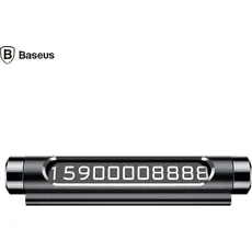 Baseus, Auto Innenraum Zubehör, Temporary Parking Number Card Black