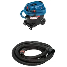 Bosch Professional Nass-/Trockensauger Gas 35 H AFC (230V, 1.200 Watt, 35 L Behälter, inkl. Schlauch, im Karton) + Schlauch mit Bajonettverschluss, 5 m, 35 mm, 2608000565