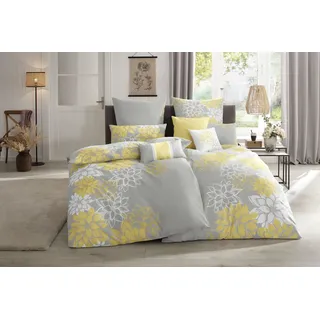 OTTO home Susan Blumen Gelb 155 x 220 cm + 40 x 80 cm