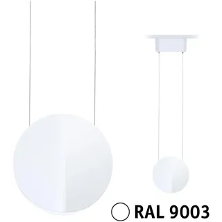 Paulmann Alejandro 1-flg. 60 cm rund Weiß Kunststoff