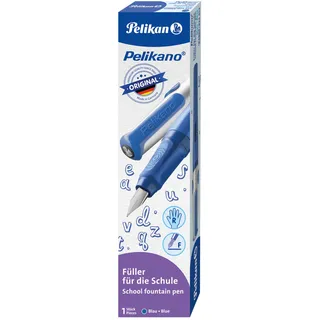 Füller Pelikano Original für Rechtshänder, Blau, Feder F