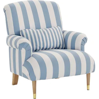 Home Affaire Sessel Cholet Baumwollmix 86 x 95 x 95 cm Blau