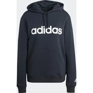 Adidas Essentials Linear Hoodie Black / White XS