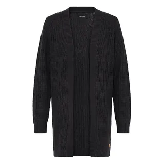 Strickjacke OXMO "Strickjacke OXEdna", Damen, Gr. XXL, schwarz, Obermaterial: 100% Polyacryl PAN., Strickjacken Strickjacke