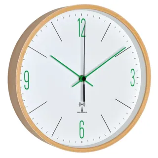 TFA Analoge Design Funk-Wanduhr 25,0 cm 60.3524.04 grün