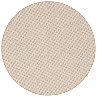 Snapstyle IN & Outdoor Teppich Oslo Trend Rund , Beige , Textil , 200x200 cm , Teppiche und Böden, Teppiche, Outdoorteppiche