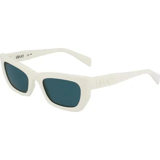 LIU JO WEISSE SONNENBRILLE FÜR DAMEN : Farbe - Weiß, Größe - UNI Größe: UNI Farbe: Weiß - Blau, Weiß