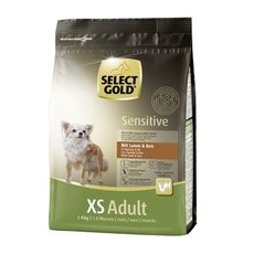 SELECT GOLD Sensitive XS Adult Lamm & Reis 1 kg