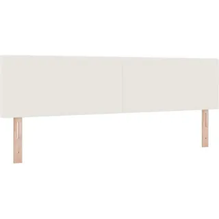 vidaXL Kopfteil Creme 180 cm Cordstoff - Creme