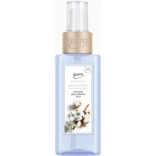ipuro - erfrischendes ipuro cotton fields Raumspray - dezentes Duftspray mit pudrigen Vanille Noten - stilvolles Room Fragrance für ein puristisches Dufterlebnis in jedem Raum 120 ml