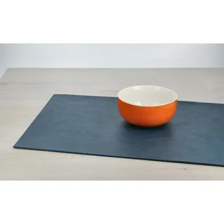 Asa Selection Tischset Vegan Leather 46 x 33 cm Polyurethan Blau