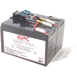 APC RBC48 APC Ersatzbatterie für Smart-UPS Line Interactive, 24V 7Ah Blei-Säure-Batterie, 2 Jahre Garantie Reparatur oder Ersatz