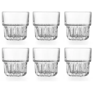 Libbey Trinkglas Everest - 355 ml / 35,5 cl - 6er Set - stapelbar - spülmaschinenfest - hohe Qualität