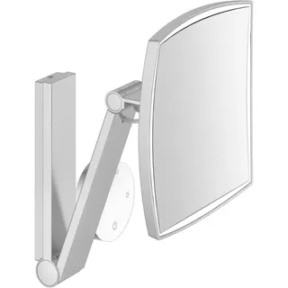 Keuco iLook_move Kosmetikspiegel, beleuchtet, eckig, mehrstufig einstellbare Lichtfarbe, Glasbedienfeld, 17613179002,