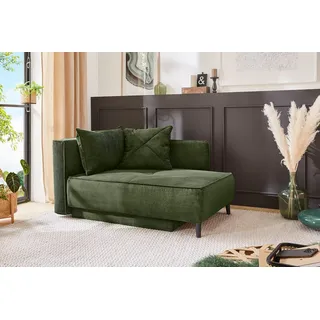 Jockenhöfer Gruppe Recamiere »Rex«, mit Bettfunktion und Bettkasten, Federkernpolsterung, grün