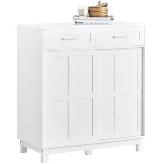 SoBuy Schuhschrank 80 x 85 x 40 cm mit Schubladen / weiß