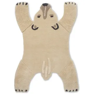 Teppich Polar Bear weiß, Designer ferm LIVING, 3x160x118 cm