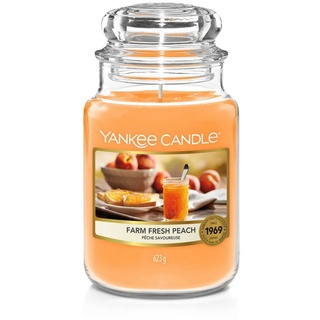 Yankee Candle Farm Fresh Peach große Kerze 623 g