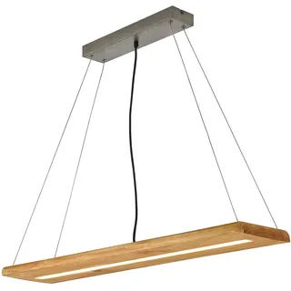 Trio Brad 1-flg. 27 Watt 80 cm rechteckig Holz Metall