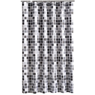 Duschvorhang 200x200 cm (BxH), Rosa Schleife Anti-Schimmel Anti-Bakteriell Wasserabweisender Duschvorhangs Shower Curtains Liner weichem Polyestergewebe Bath Curtains Vorhang für Badezimmer WC