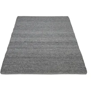 OCI DIE TEPPICHMARKE Teppich »FAVORIT« rechteckig 12 mm Höhe Handweb-Teppich aus Indien, handgewebt, hochwertig verarbeitet, grau