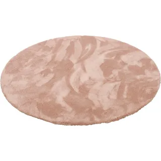 Snapstyle Snapstyle, Teppich, Luxus Hochflor Shaggy Teppich Velvet Rund (Ø 100 cm)