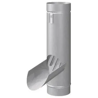 Rheinzink water diverter with leaf trap 76mm