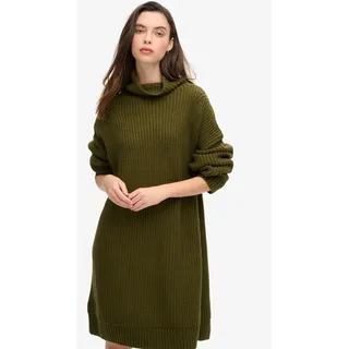 Superdry Jerseykleid »CHUNKY RIB KNIT JUMPER DRESS«, grün