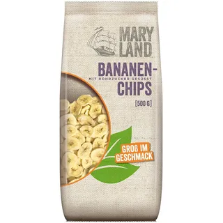 Maryland Bananen Chips geröstet und gezuckert Großpackung 500g