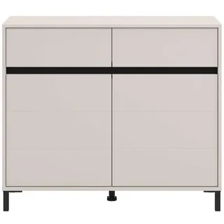 Home Affaire Marron 106 x 90 x 40 cm Schwarz / Weiß