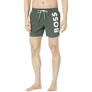 BOSS Octopus Badehose für Herren, Grüner Kohlgrün, S