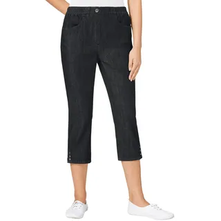 Classic Basics Caprijeans, schwarz