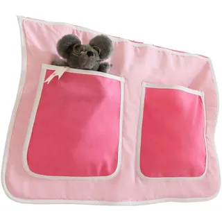 Mid.you Betttasche , Rosa, Hellrosa , Textil , Uni , 2 Fächer , 56x32x2 cm , Baby & Kindermöbel, Kinder- & Jugendzimmer, Kinderbettzubehör