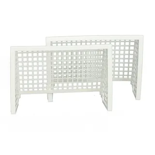 Tipp-Kick Plastiktore-Set I 2-teiliges Set I Original Zubehör für jedes TIPP-KICK Spiel I Ersatzteile I Weiß