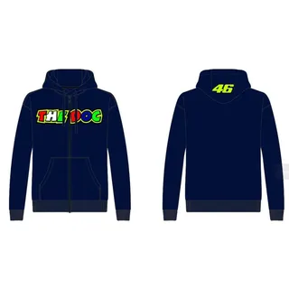 Valentino Rossi Unisex Vr46 Fan Pullover, blau, L